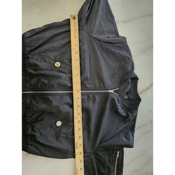 Shein Black Jacket, Size Small (4), Front Zipper - Picture 6 of 10